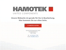 Tablet Screenshot of hamotek.at